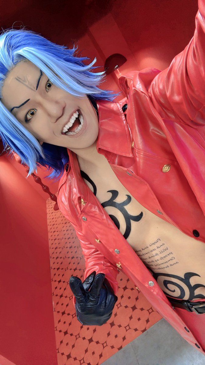 今日はスタジオで東リべ、ブラックドラゴン撮影！

大寿くん…割と頑張れたのでは？？？
てか作っていただいたウィッグが神( *´꒳`*)