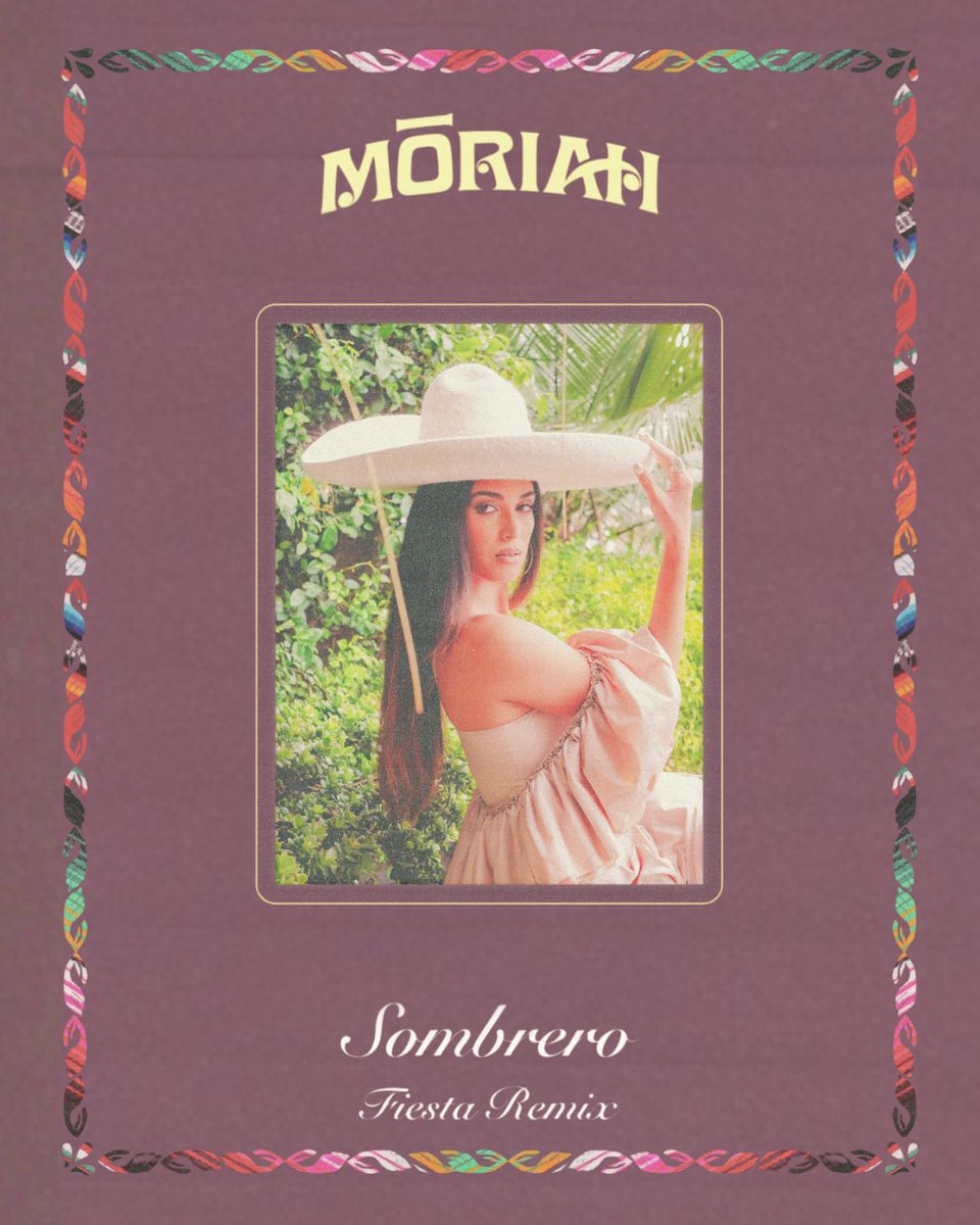 holamoriah's tweet image. She’s here 💃🏾 Sombrero (Fiesta Remix) out now everywhere. 🌵#sombrero #remix