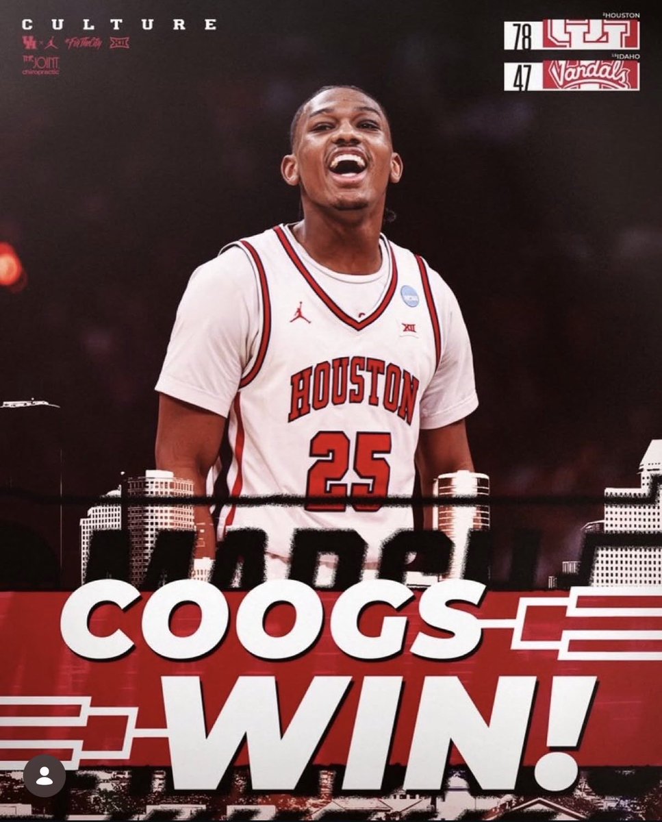 bonitagreen's tweet photo. #GoCoogs #MarchMadness https://t.co/kgUEsXi4tG