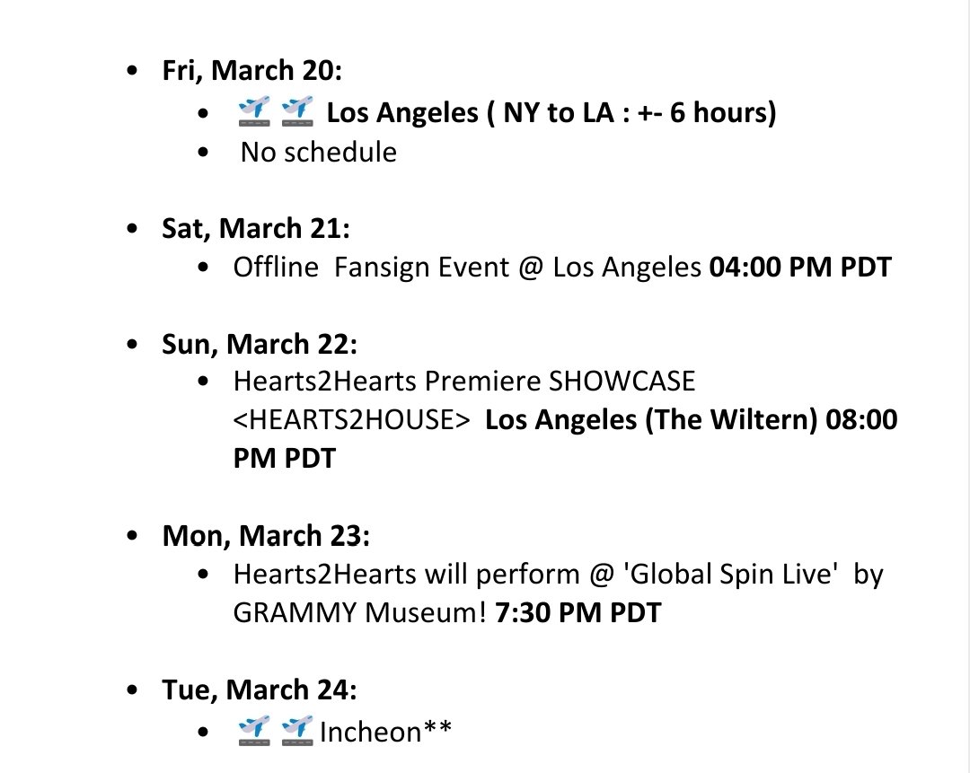 mfrblog's tweet image. Next schedule :  
#hearts2hearts #h2h #showcase #fansign #LA