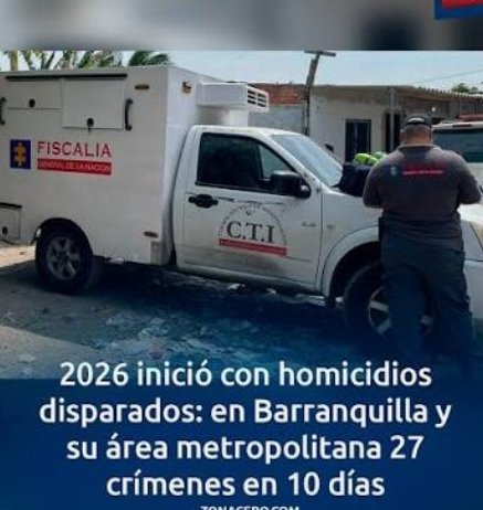 RSanchezAnillo's tweet photo. Barranquilla con alto grado de inseguridad en extorsión y homicidios producto de acciones delincuenciales y ataques entre sicariales. En las últimas 24 horas la situación es crítica. Es necesario replantear la política de seguridad en nuestra ciudad. https://t.co/fYkHzRy1A1