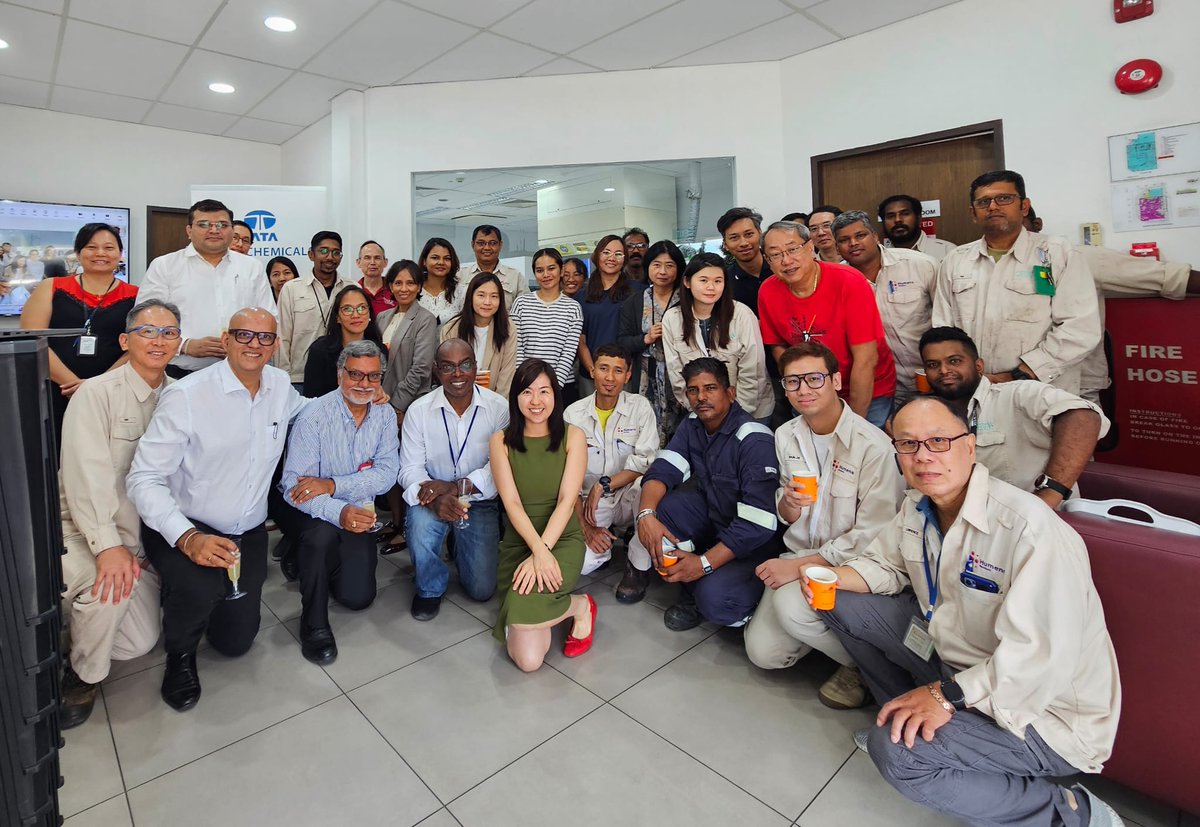 TataChemicals's tweet image. We are pleased to announce that Tata Chemicals completed the acquisition of Novabay Pte. Ltd, Singapore on 19th March 2026. This milestone strengthens our presence in high‑value specialty products and supports our long‑term growth ambitions.
#TataChemicals #Acquisition #Singapore