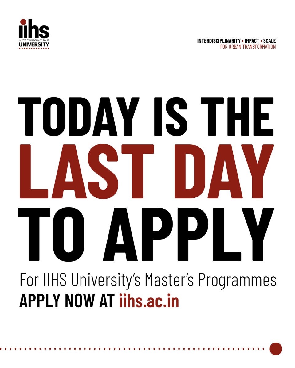 Iihs_uni's tweet photo. Haven’t started your application or yet to submit? Today is the last day to apply!

Apply or submit now. Go to: https://t.co/AFMmUTRpz3 https://t.co/W1zsN5glRA