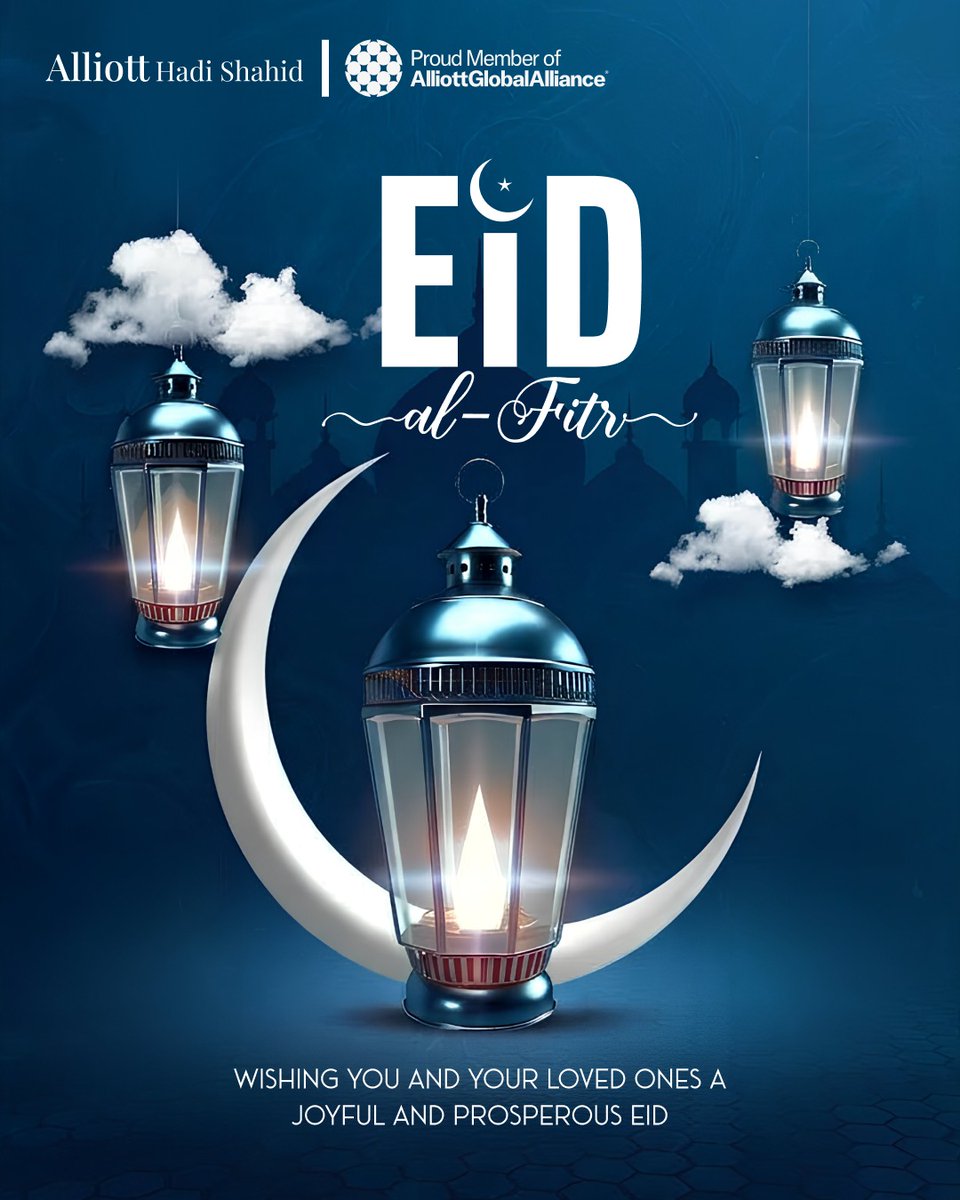 On the auspicious occasion of Eid al-Fitr, we extend our warmest greetings and best wishes to you and your loved ones. May this joyous festival bring peace, prosperity, and continued success in all your endeavors.

Eid Mubarak!

#EidMubarak #EidAlFitr #BlessedEid #EidGreetings