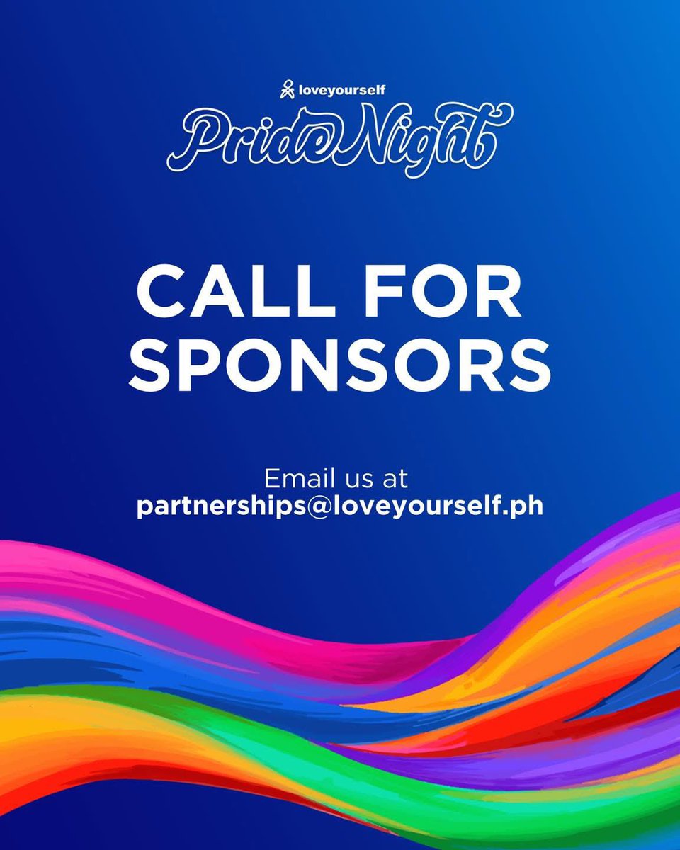 LoveYourselfPh's tweet image. Looking to align your company or brand with inclusivity? Partner with us in bringing Pride Night to life. Support the LGBTQIA+ community while elevating your brand with purpose.

#LoveYourselfPH
#PrideMonth