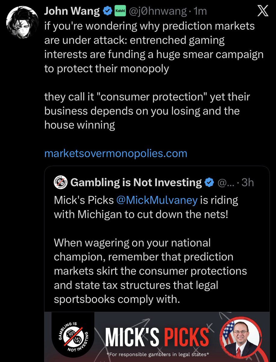 Gambling is Not Investing tweet media