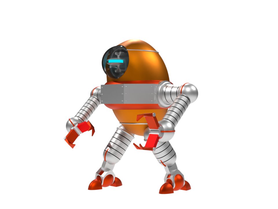 I made the construction robots from THE WORKS