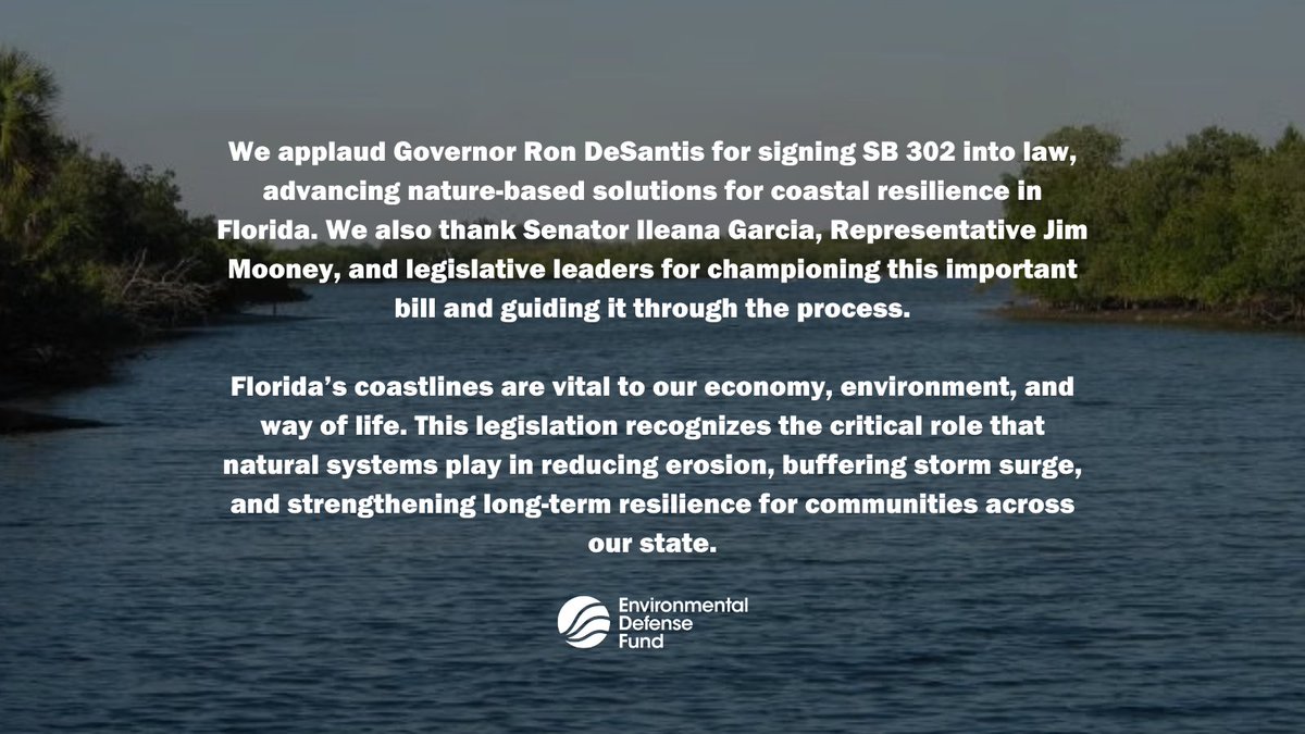 Environmental Defense Fund - Florida tweet media