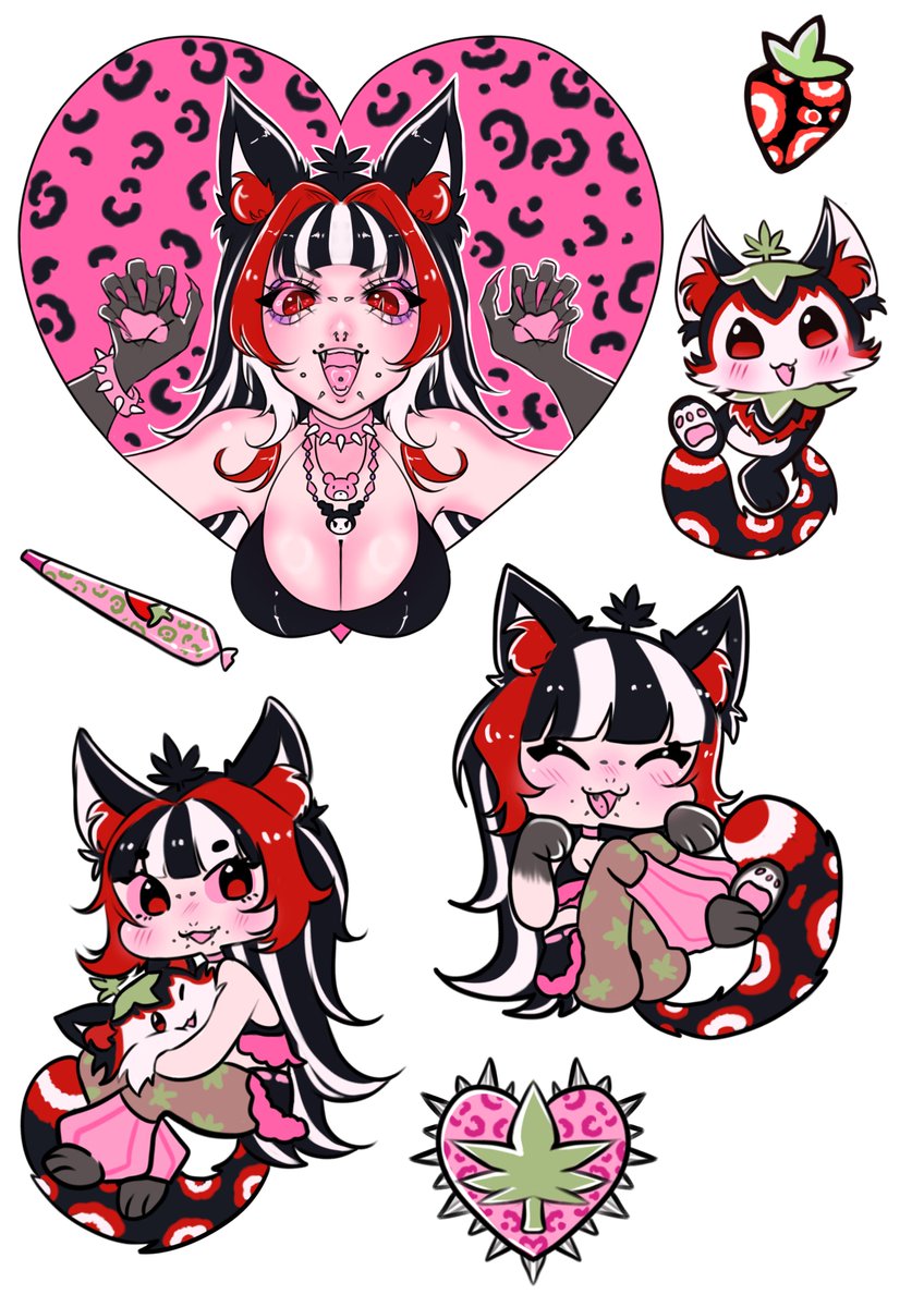 𐔌 strawbz .ᐟ 🍓🍃 【 VRAWR 】₊ ꒱ tweet media