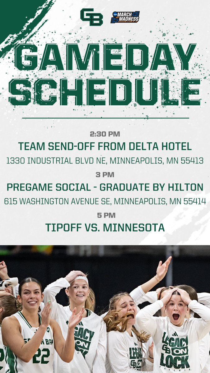 Green Bay Women’s Basketball tweet media