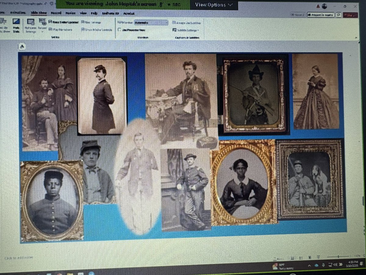 What an interesting session  afterschool using Civil War photos and Primary Sources w/ <a href="/GettysburgNMP/">Gettysburg NMP</a> when photography was new and captured a war 🇺🇸<a href="/KEDCGrants/">KEDC Grants</a> <a href="/passport2lead/">Passports2Learning</a> <a href="/king_wendym/">Wendy King</a> <a href="/DrJWEvansJr/">Jim Evans Ed.D.</a>