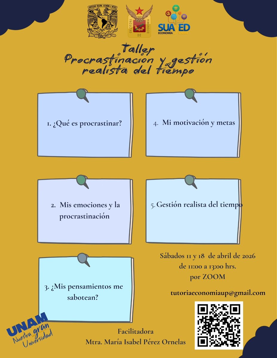 SUAyED Economía UNAM tweet media