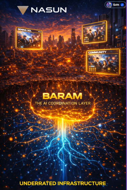 🤔Baram might be the most underrated part of <a href="/Nasun_io/">Nasun</a> ?

People talk a lot about:

→ Gen Sol – a sci-fi multiplayer game
→ Pado – the financial layer

But I think there's a less-noticed piece:

Baram.

Nasun's AI layer.

Interestingly, Baram isn't just for:

✅ chat

✅agent