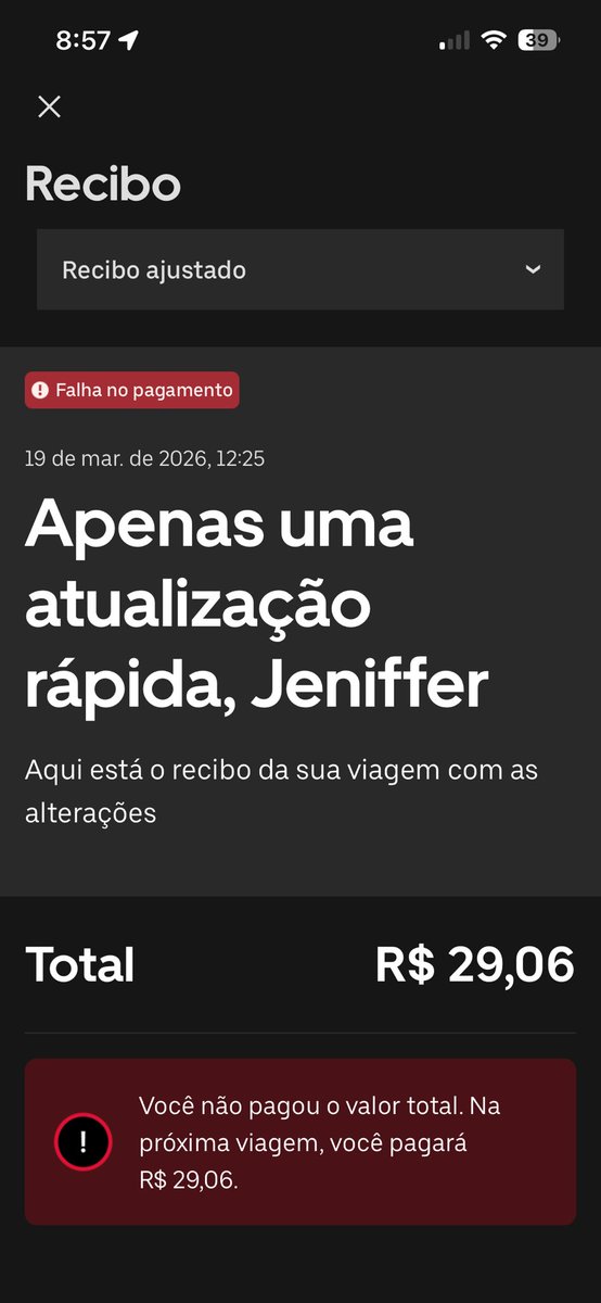 Jeniffer_ch1's tweet photo. Tentei reportar para @Uber no próprio aplicativo mas eles nunca querem ver o lado do passageiro. Somente o motorista. E a gente fica de mãos atadas. Só uso esse app de transporte de passeiros e uso a @Uber pra ir trabalhar e agora vou precisar novamente pagar esse cara ? https://t.co/egn8yNfWIG