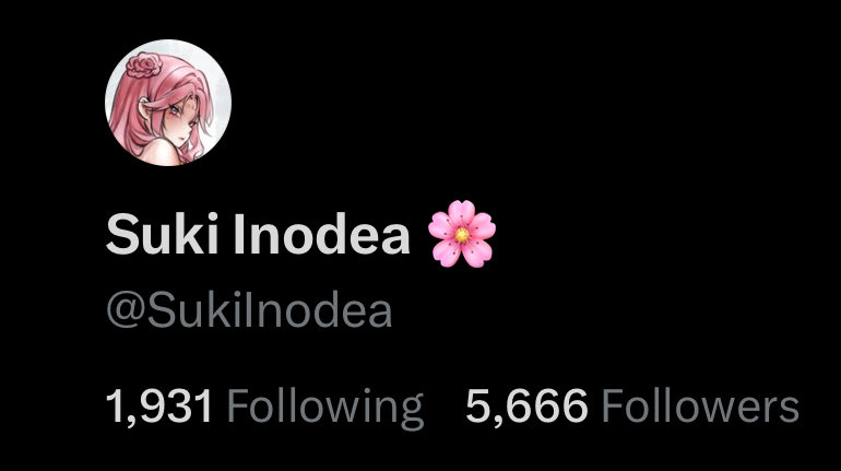 Suki Inodea 🌸 tweet media