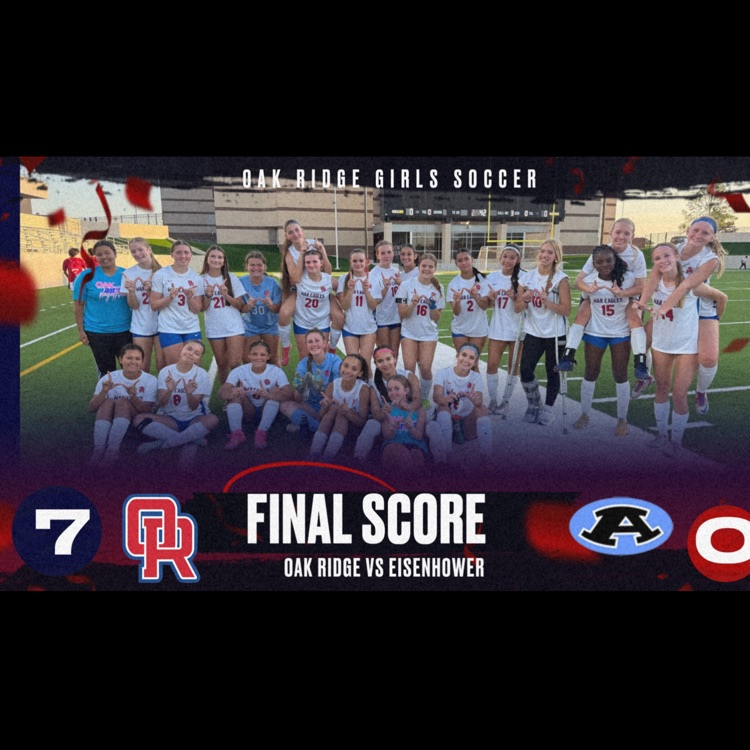 ORWarEagles's tweet photo. The Lady War Eagles pull off a great win!! Mia Garza had 4 assists and 2 goals and Alana Cabon pulled off the Hat Trick as the ladies win 7-0!!

Let's go RIDGE!!!

CA-CAW https://t.co/QDvvHEOQTl