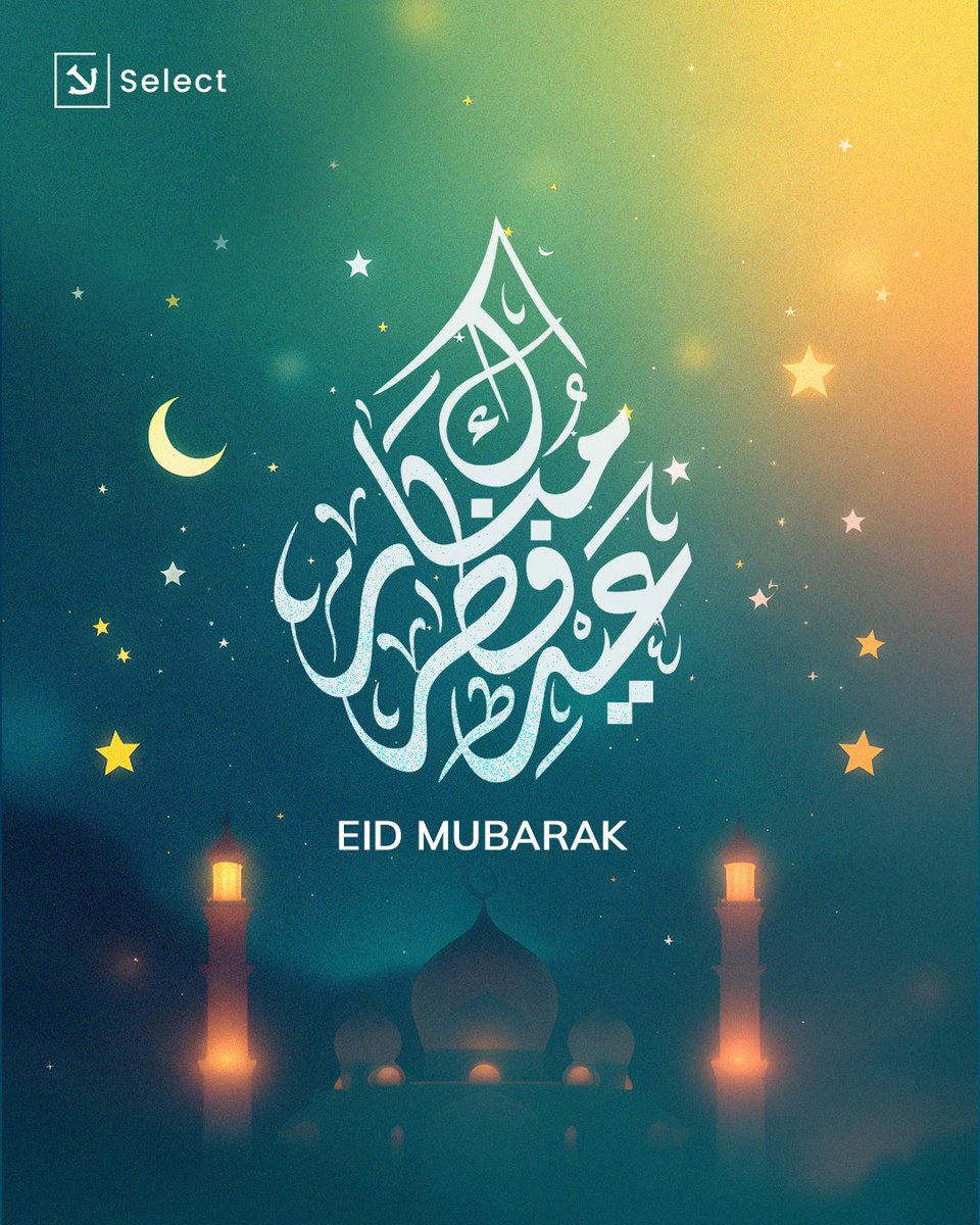 SelectTraining's tweet photo. نهنئكم بحلول عيد الفطر المبارك، أعاده الله عليكم بالخير واليمن والبركات.
كل عام وأنتم بخير.
#عيد_الفطر
#عيد_فطر_مبارك
#كل_عام_وأنتم_بخير
#EidMubarak https://t.co/Vq76xLJeJx