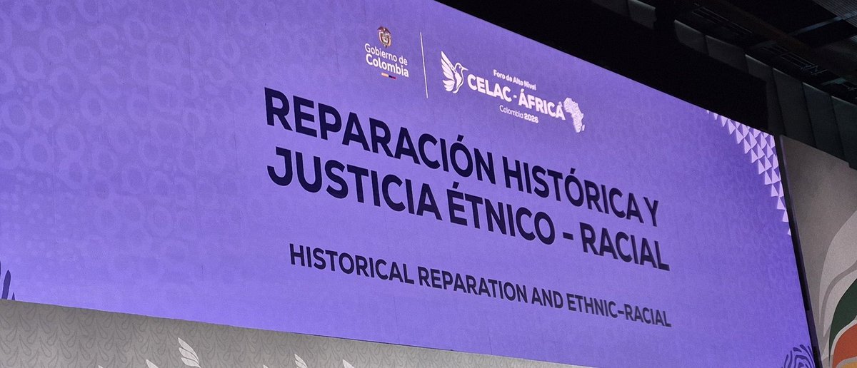 CubaMINREX's tweet photo. 🇨🇺 Cuba participa en Panel Reparaciones Históricas en Foro CELAC-ÁFRICA 2026. 

Este tema es de gran simbolismo para Cuba, nación profundamente orgullosa de sus raíces y herencia africanas.

#CELACÁFRICA2026 https://t.co/viPO4Vrnel