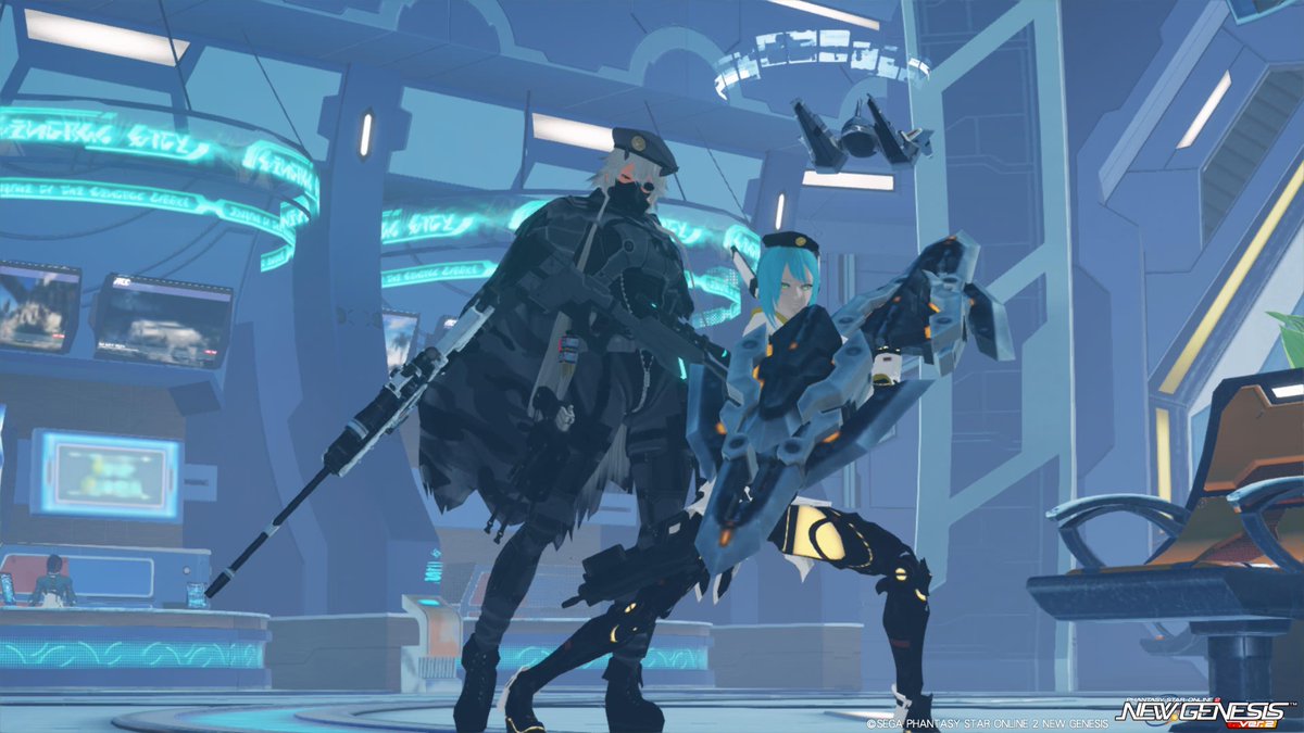 We are MILITANT ARKS. 
Why not show me your best tactical look?? For troop morale and my own satisfaction. #PSO2NGS_SS #PS2NGSGLOBAL