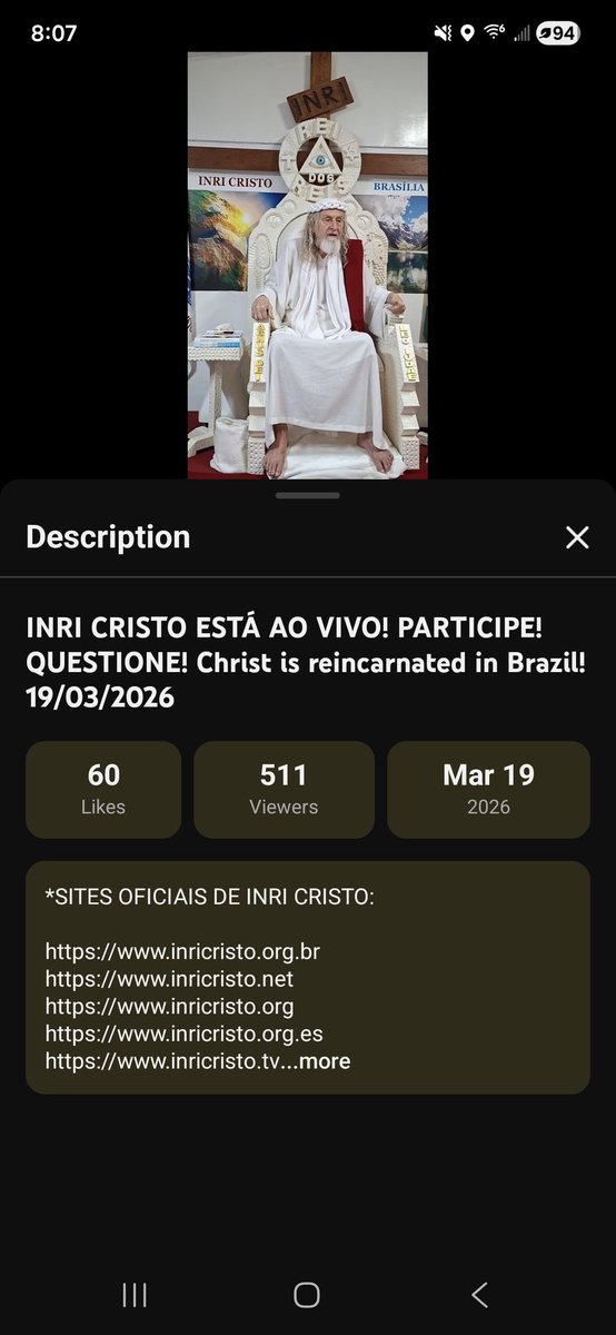 Prophecy is being fulfilled guys. This guy isn't the first and won't be the last.

Matthew 24:3-5 KJV — And Jesus answered and said unto them, Take heed that no man deceive you. For many shall come in my name, saying, I am Christ; and shall deceive many.