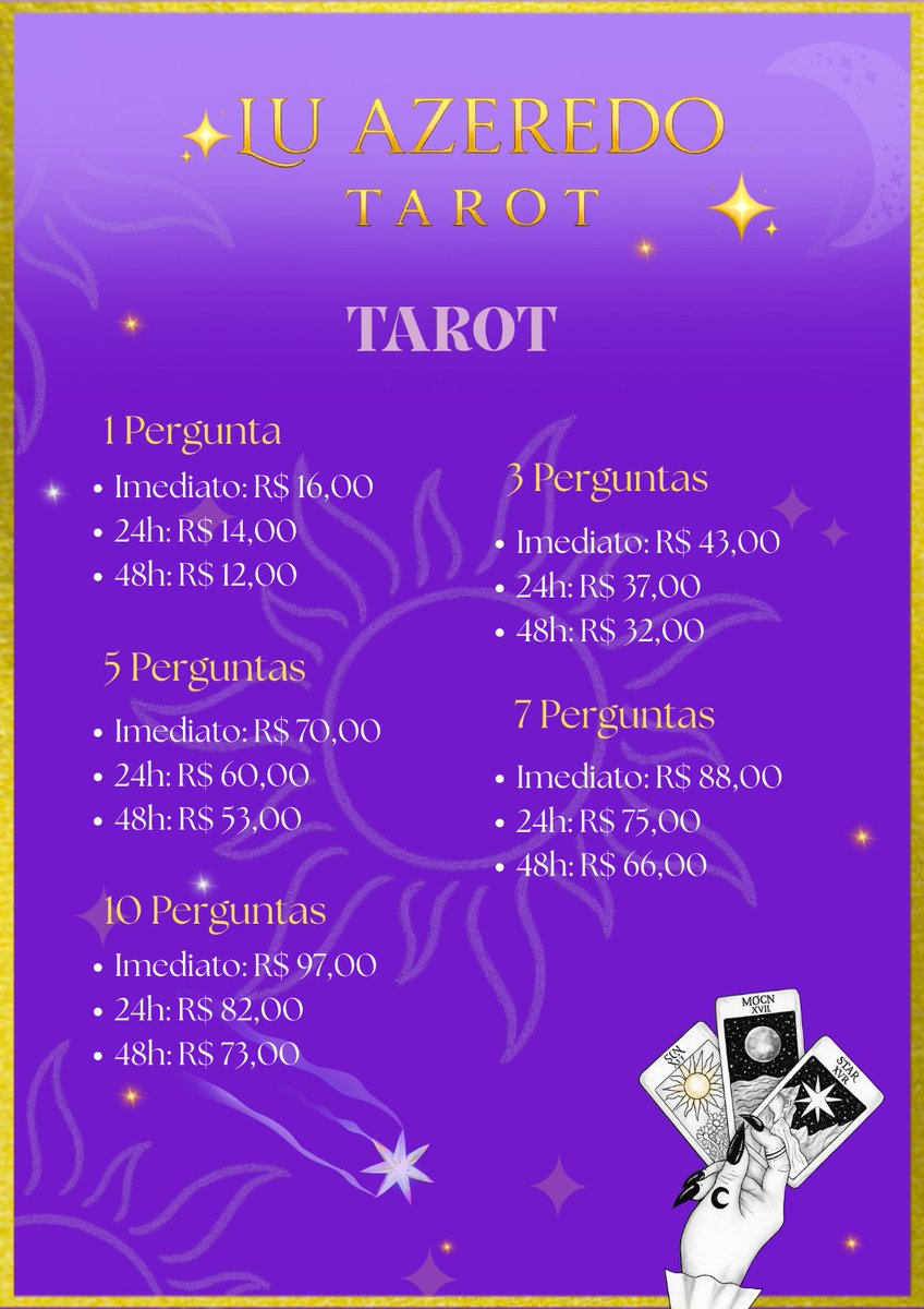 Lu Azeredo | Cartomante&Magista | AGENDA ABERTA tweet media