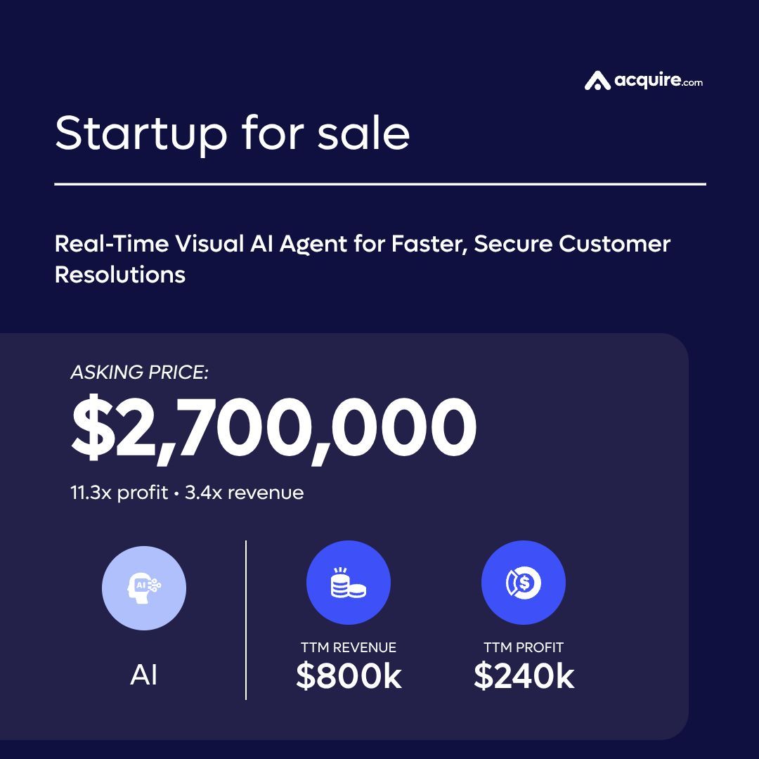 acquire.com tweet media