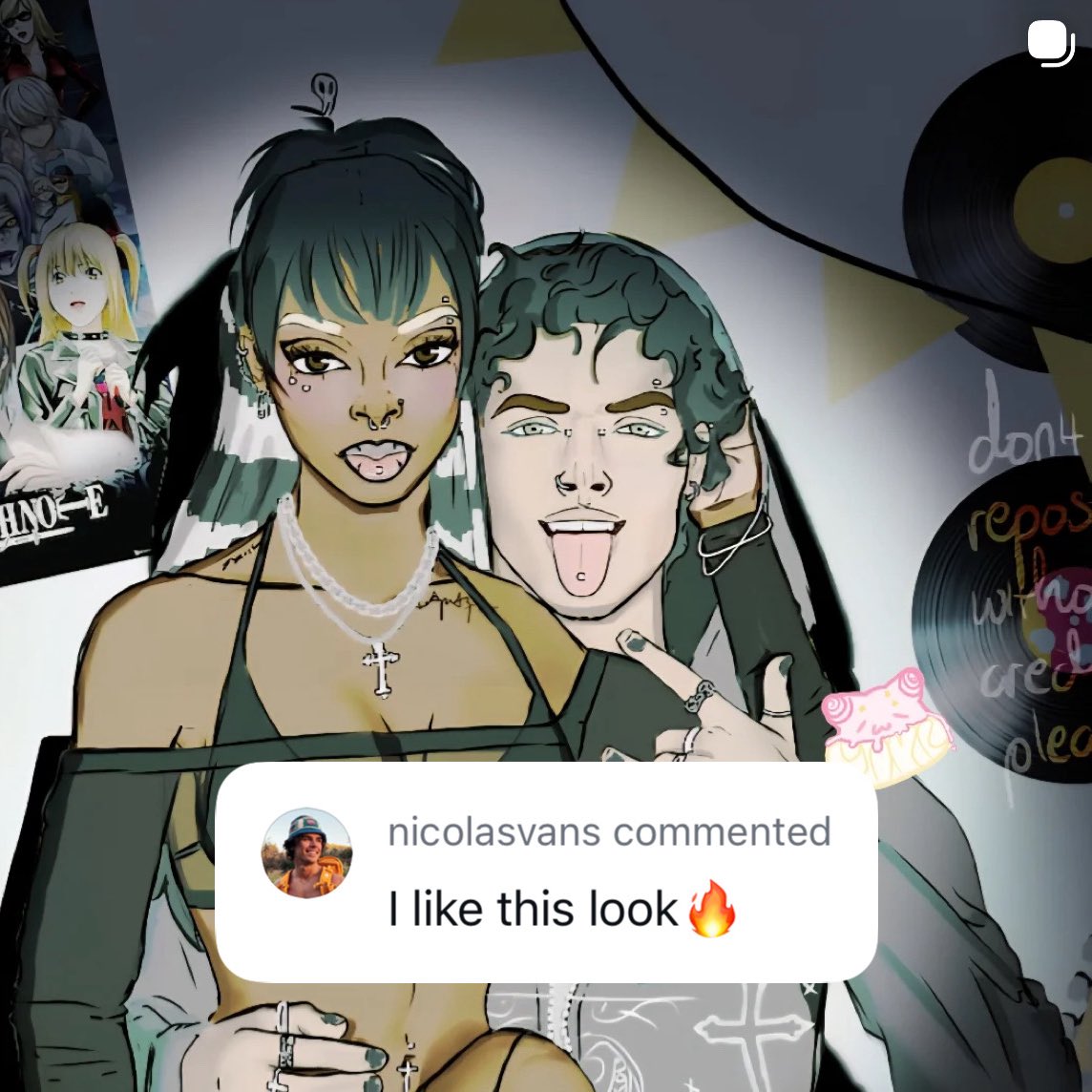 nicvansinfo's tweet photo. Nic commented on fan art of him &amp; Olandria! Go show some support to the artist ❤️ — https://t.co/Kbeuj2sOhl https://t.co/KXTzl72rbt