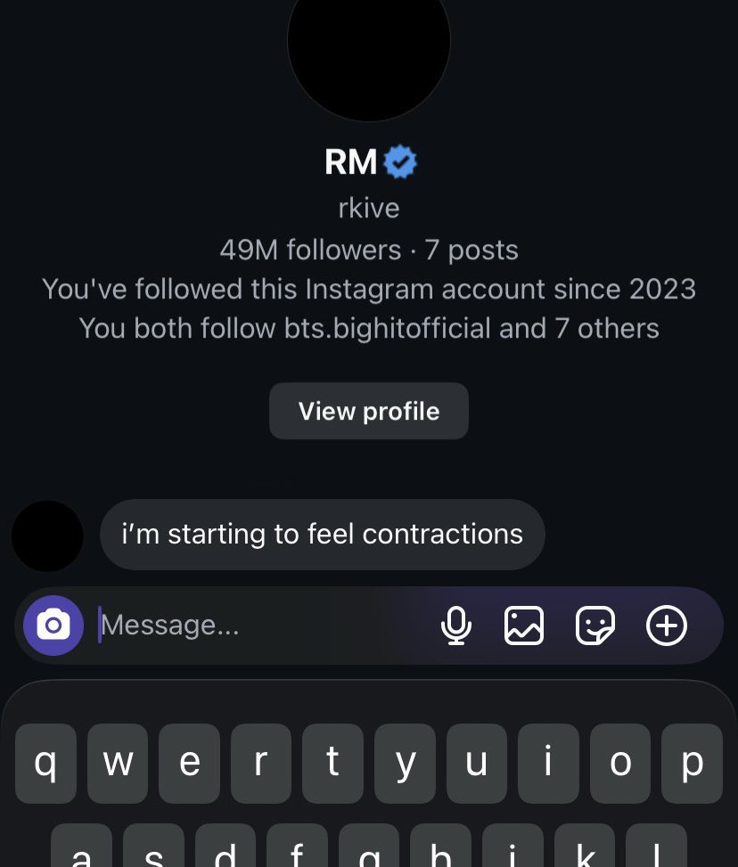 saf seeing bts 🪭 tweet media