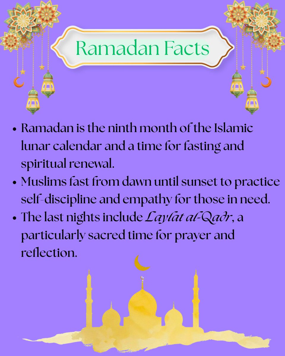 GlobalMindsInt's tweet photo. Eid Mubarak, #GlobalMinds!

Today marks Eid al-Fitr, the last day of Ramadan. Scroll through the post to learn more about Ramadan, and wish your friends "Eid Mubarak" today! https://t.co/nfV0u1MRty