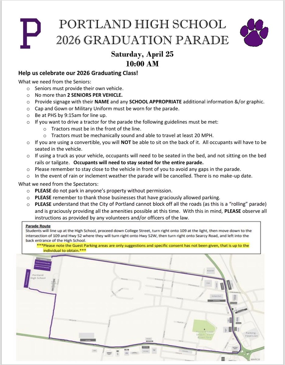 Portland High School CTE tweet media