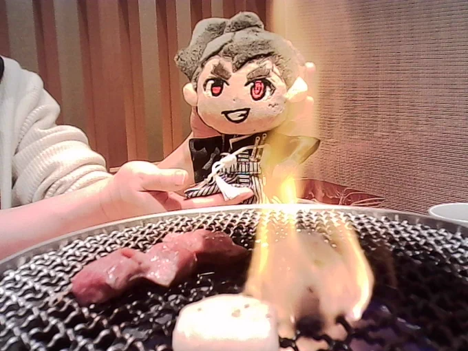 ぬいムサシにもお肉