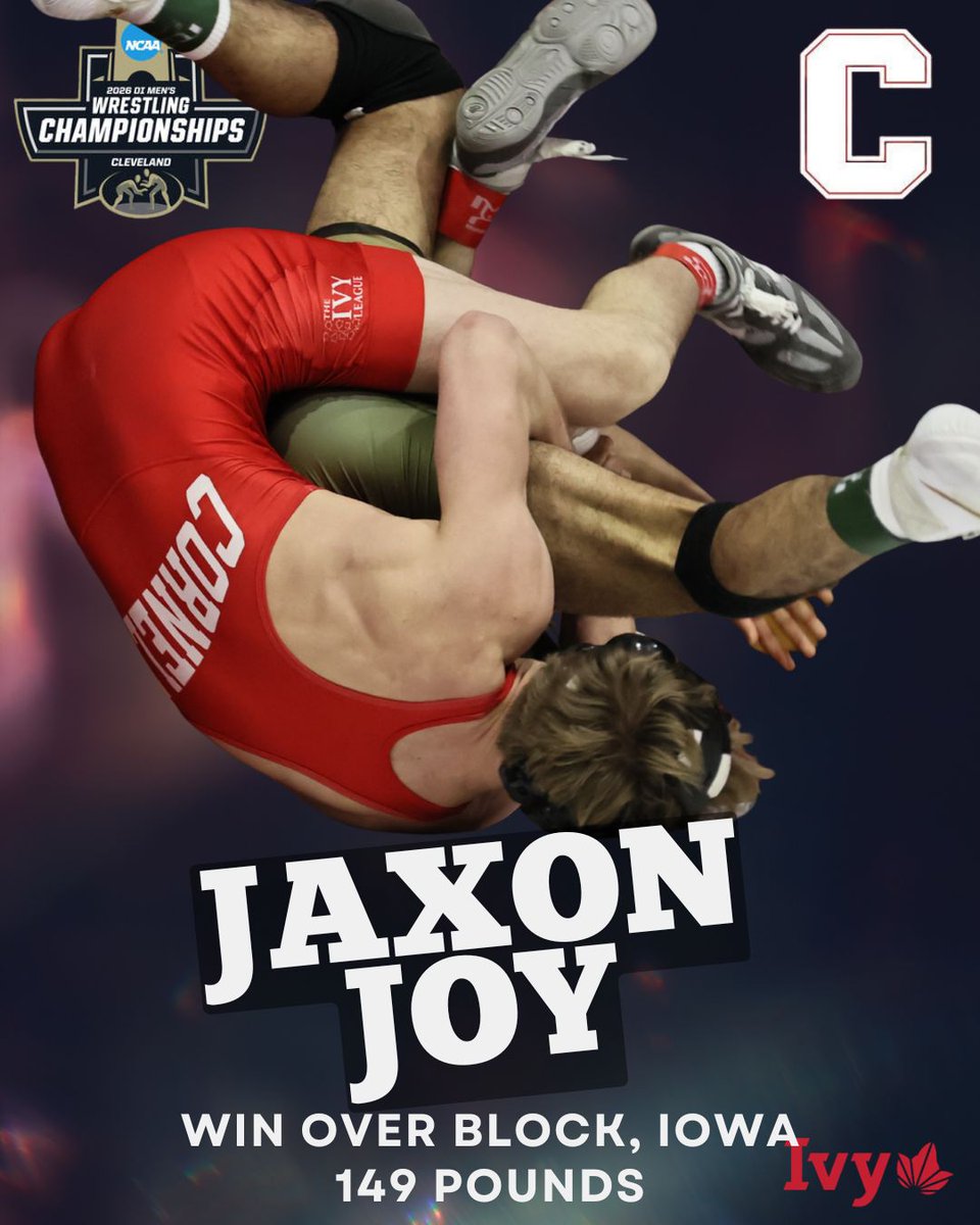 BigRedWrestling's tweet photo. Jaxon Joy beats Block of Iowa by 10-3 decision! https://t.co/8fZPynkIh3