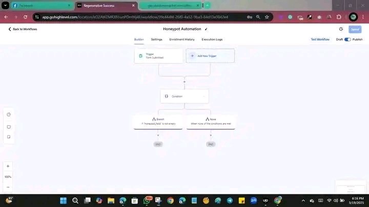 Honeypot Automation in Action 🔴

Spam bots fill forms. Honeypot automation stops them.

It detects and filters fake submissions before they enter your system, so you focus only on real leads.

Cleaner data. Better efficiency. Smarter systems
 
#Automation #Honeypot #WorkflowAuto