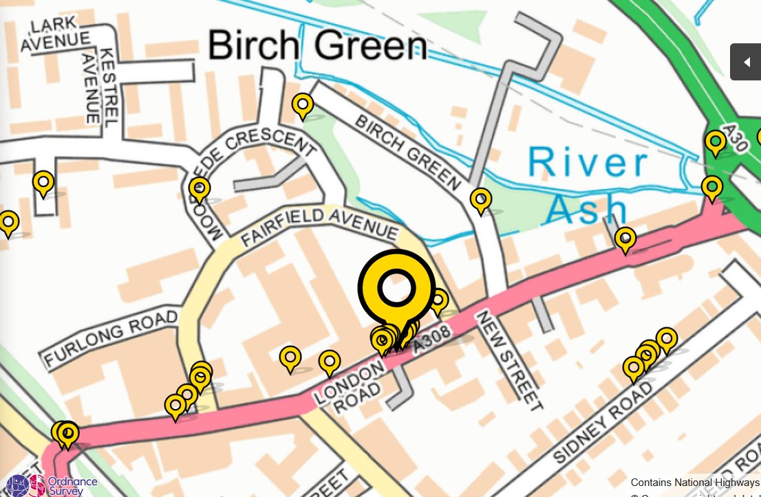 iancluley's tweet photo. @SurreyCouncil @LincolnJopp It's astounding that a dangerous groove/degradation in the road surface in London Rd Staines (outside Elm Grove) has been ignored for so long (months) despite numerous reports online. Bikes &amp; cars now swerving to avoid. https://t.co/p30ULX8lFh
