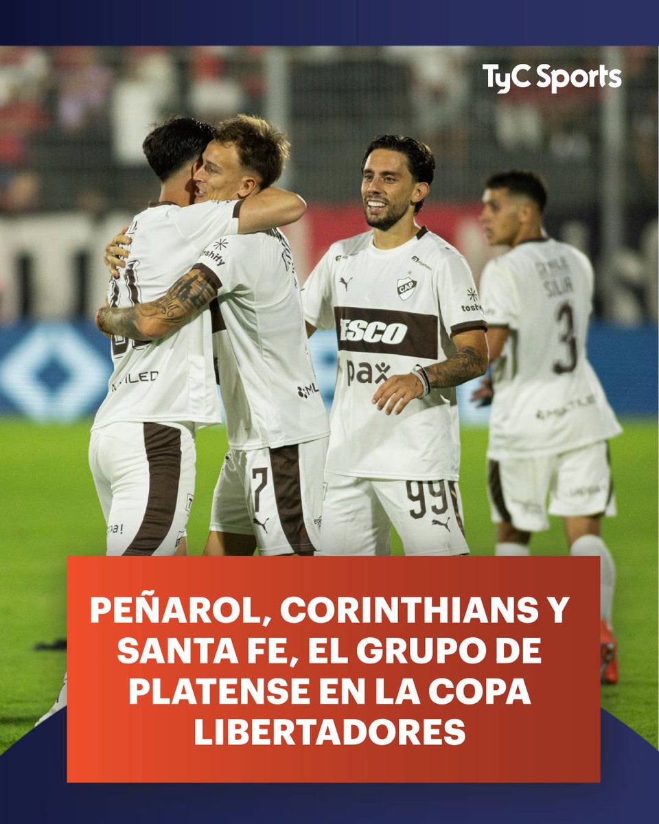 ¡EL CALAMAR COMPETIRÁ EN EL GRUPO E de la #CopaLibertadores!🦑🏆🇦🇷

Platense se medirá ante Peñarol 🇺🇾, Corinthians 🇧🇷 y Santa Fe 🇨🇴.