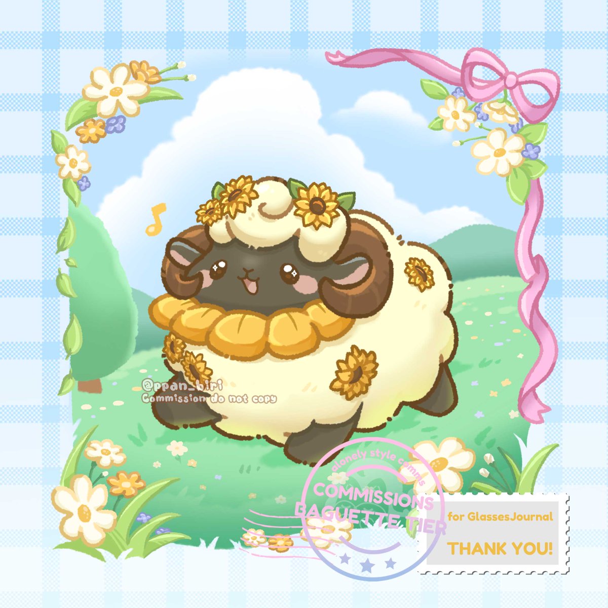 glasses 🐑🌻 🔜 OshiUpLink tweet media