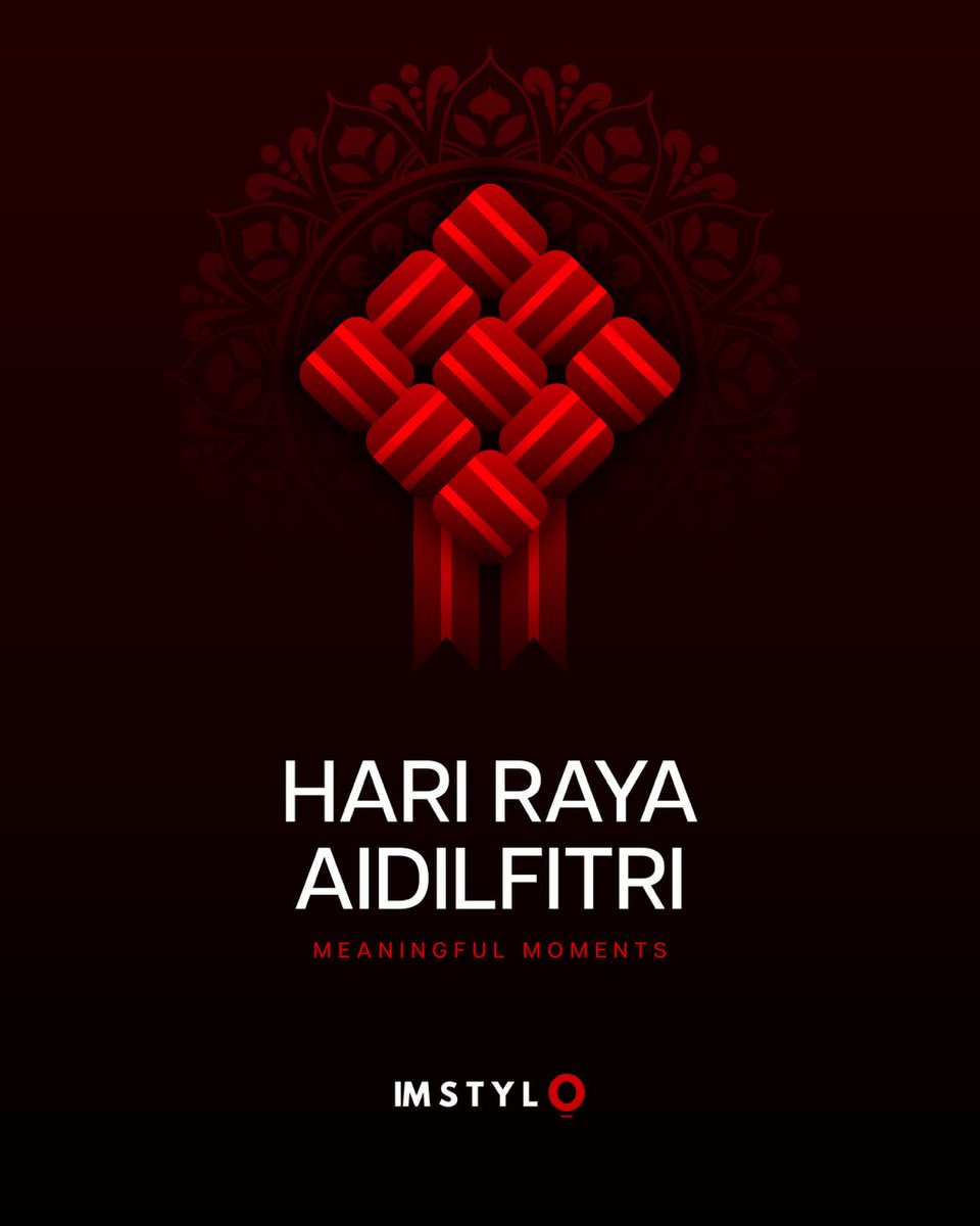 ImStylo_web3's tweet photo. Hari Raya Aidilfitri with a modern twist 🌙

Time for family, good food, and fresh starts. Step into Syawal feeling confident and in your own style ✨

#EidMubarak #HariRaya202 https://t.co/6PoJuFDeY4