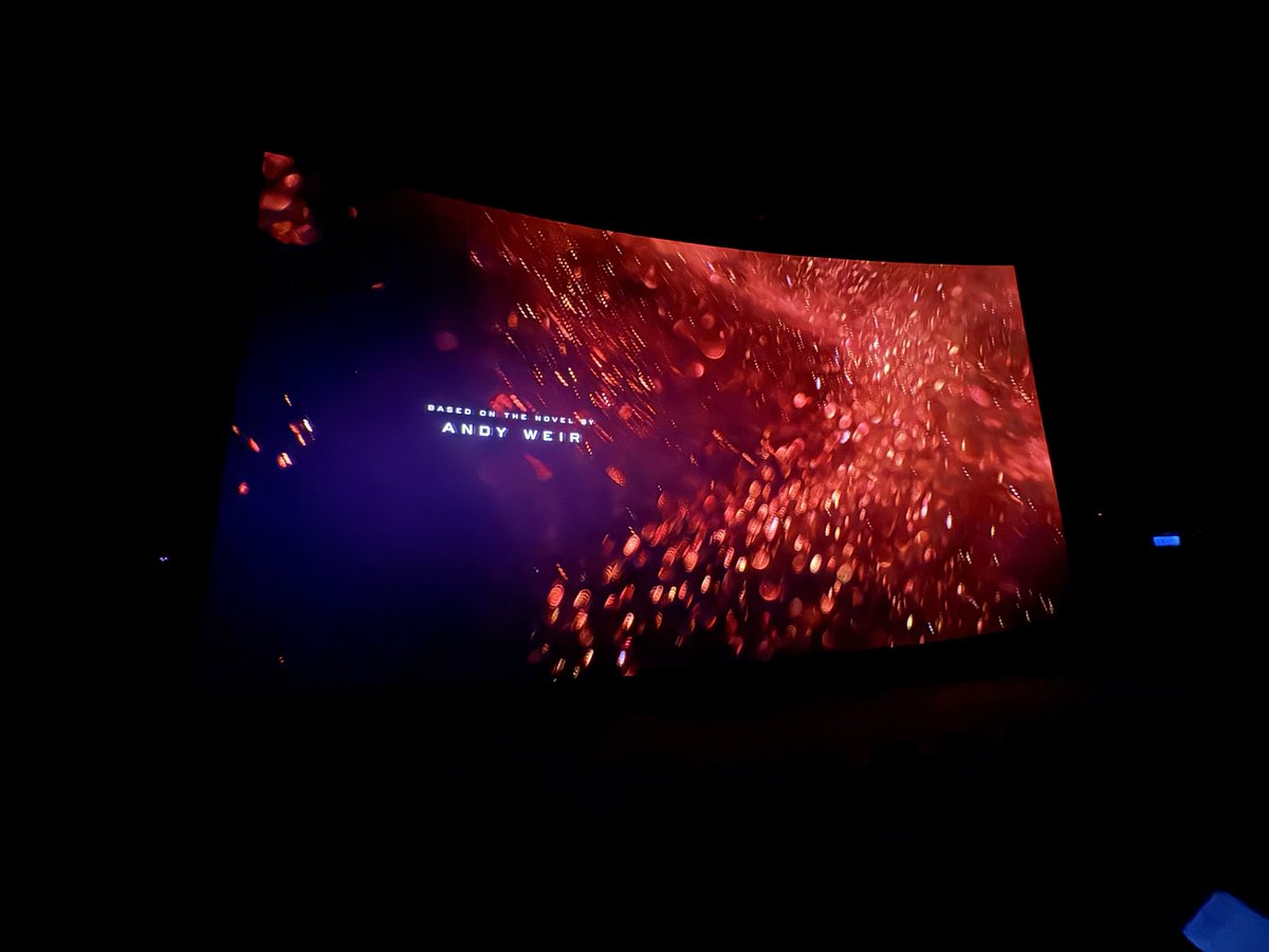 saikrishna79's tweet photo. Witnessed Peak Cinema!! 🧎🏻‍♂️‍➡️🧎🏻‍♂️‍➡️🧎🏻‍♂️‍➡️🧎🏻‍♂️‍➡️ Saw #ProjectHailMary yesterday in Shaw PLQ, Singapore (Imax XT laser). Even though I hate all the Imax theatres in Singapore, I just loved the experience of watching this movie. Every scene looked- https://t.co/nW4GKMUgAB