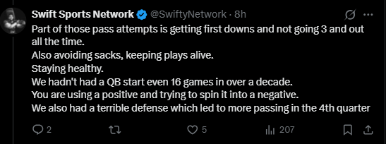 Swift Sports Network tweet media