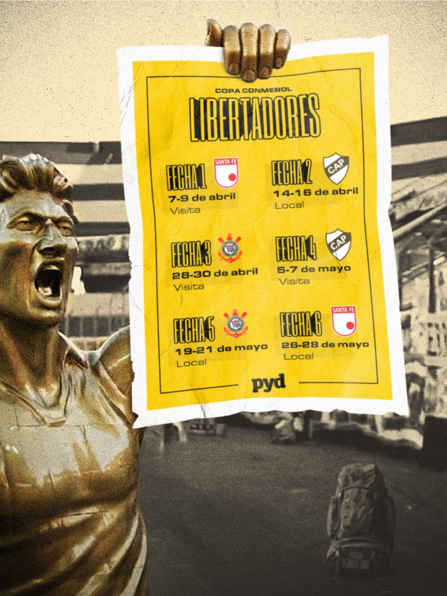 El grupo de Peñarol en la Copa Libertadores 2026.