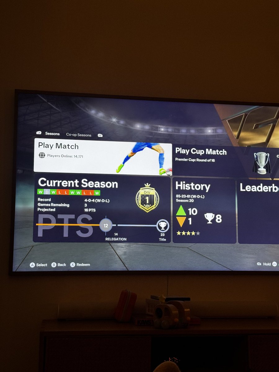 rodrick717's tweet photo. Alright, fuck you and your shitty fucking game this is the umpteenth time someone has quit on me yet I don’t get the points to stay up or win the championship or do whatever the fuck all with my points @EASPORTSFC @EASPORTS @FIFAcom https://t.co/hCUXFdsRxd