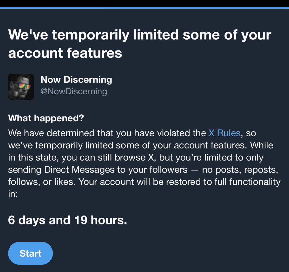 Now Discerning tweet media