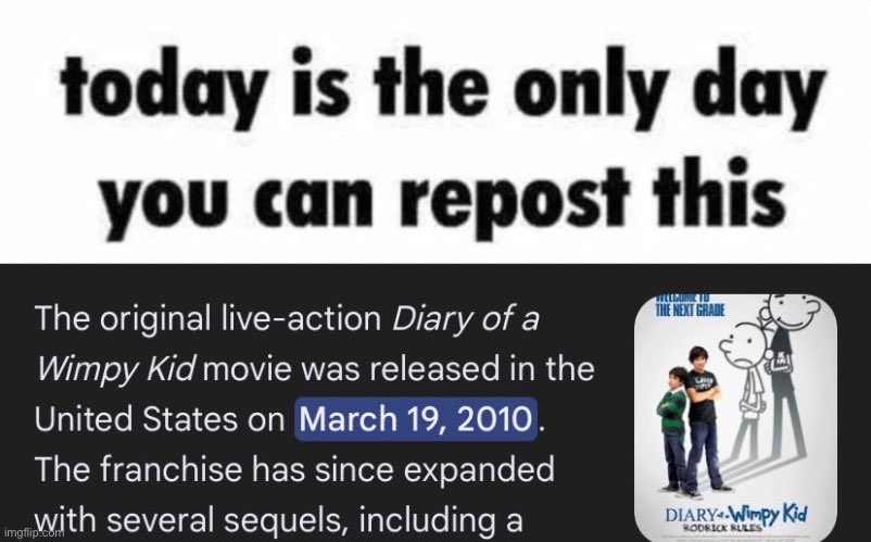 Only Day You Can Repost tweet media