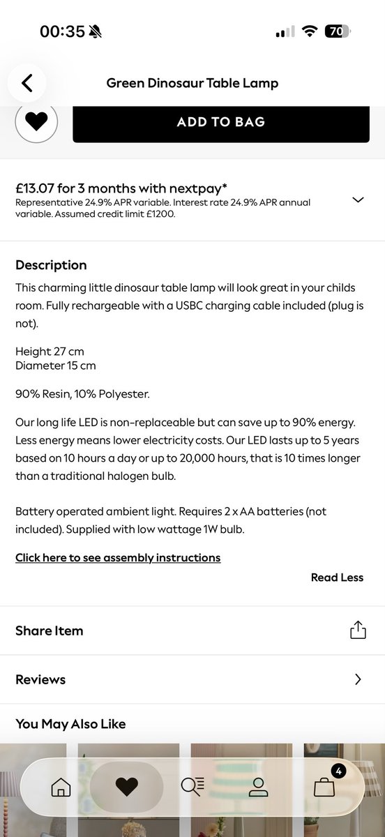 Sarah_937_'s tweet photo. @nextofficial help!
I’m confused by this lamp (not difficult 🥴😂)
It says it is rechargeable via usb-c
But then also says it is battery powered with AA batteries?
Which is correct?
Thank you! https://t.co/EGrOfmtHrn