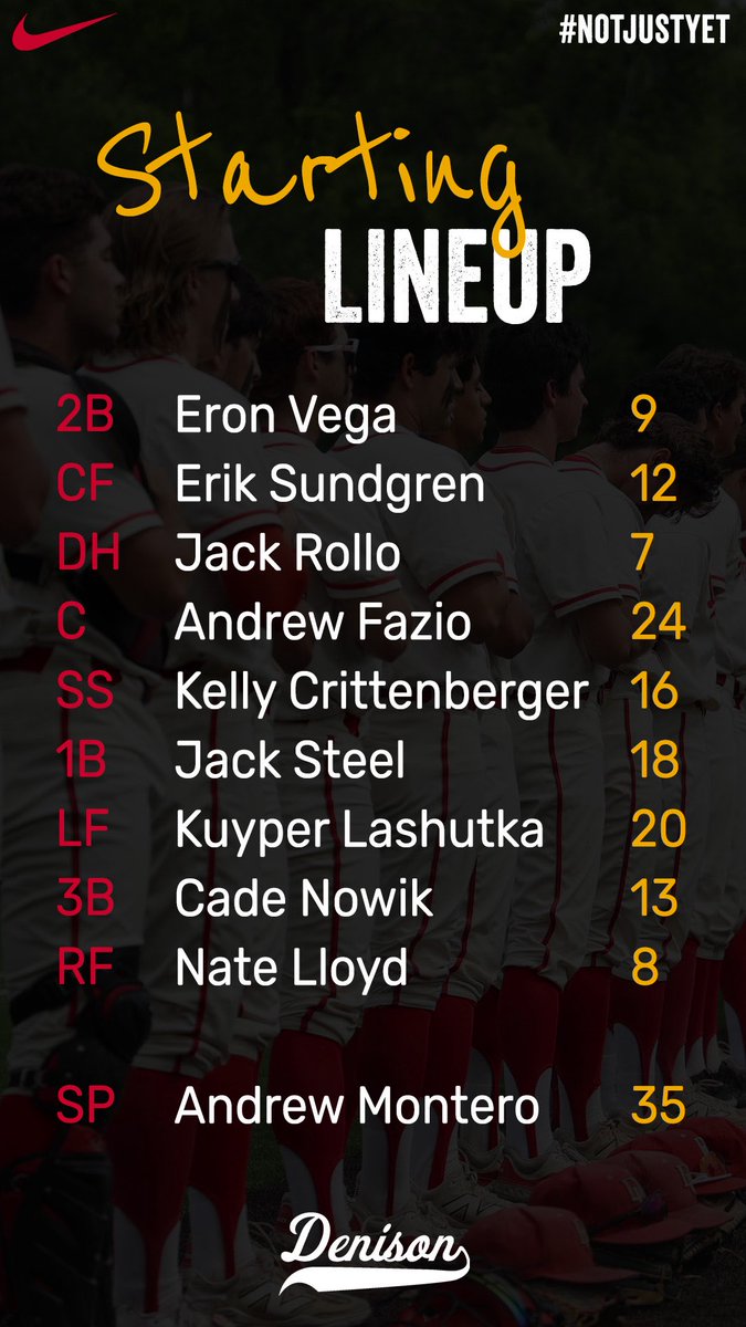 Denison Baseball tweet media