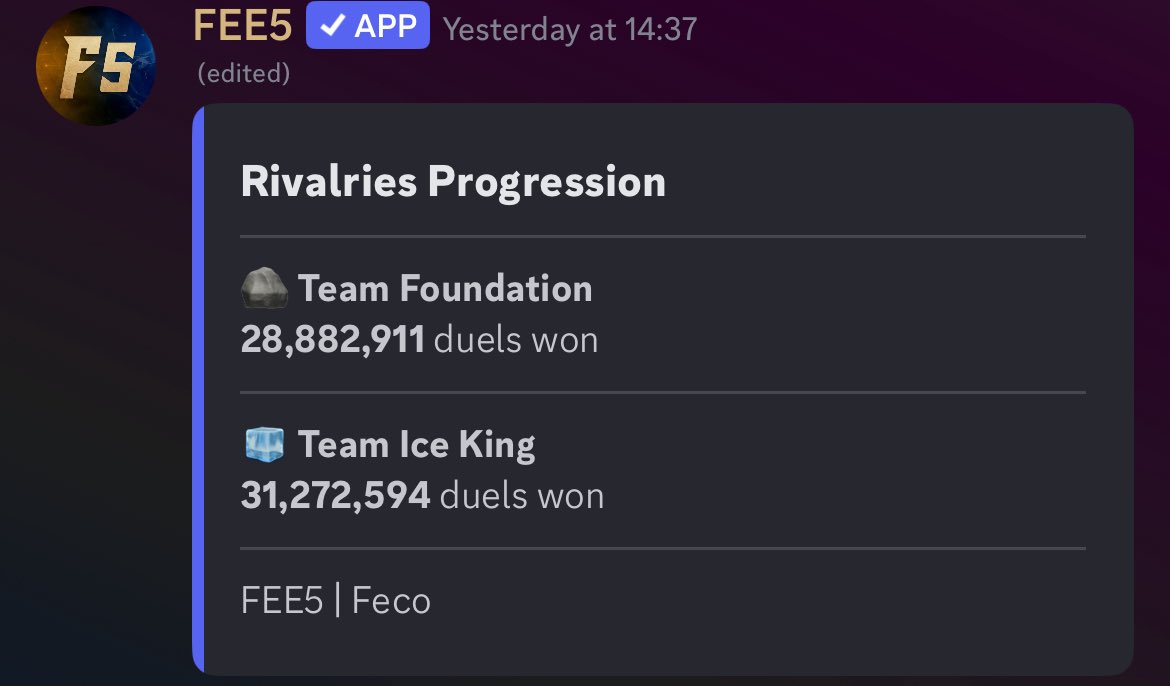 Coolio #TeamFoundation tweet media