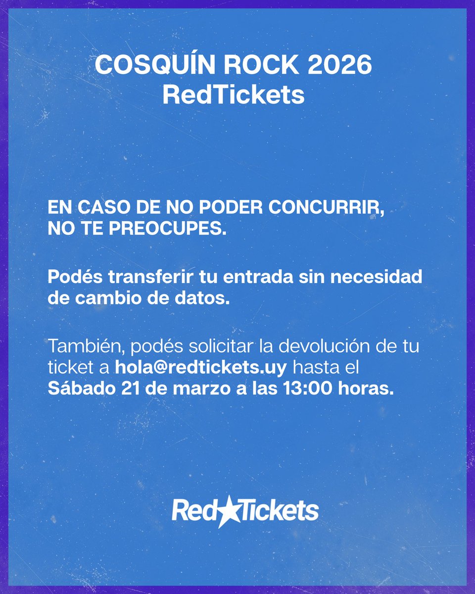 RedTickets Uruguay tweet media