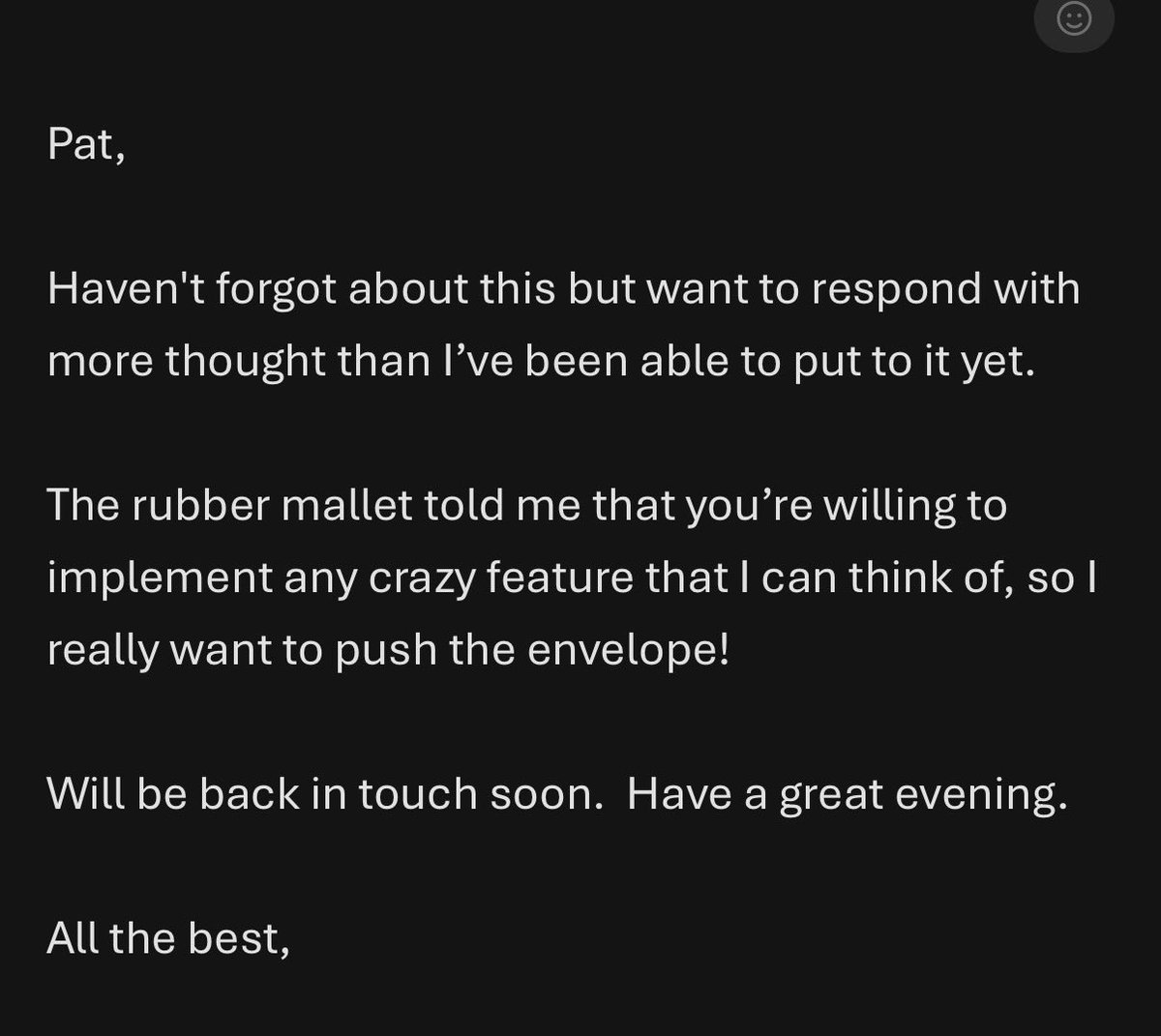 Pat Carino (d/b/a Acquisizioni) tweet media