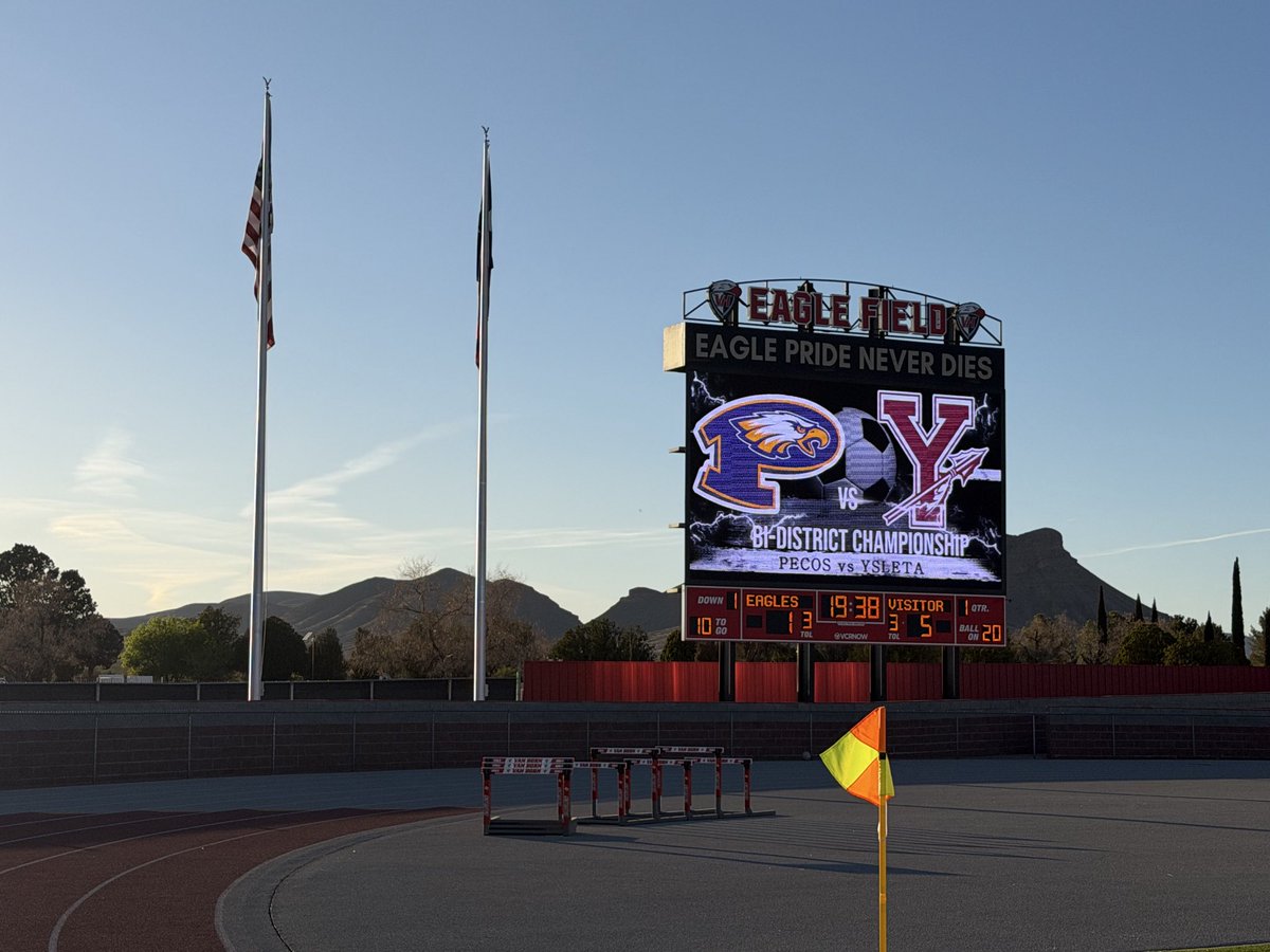 AmeliaGarcia__'s tweet photo. Game ✌🏼 of the day for our Indian Soccer programs out in Van Horn.  Ysleta boys are up 5-1 with 17 minutes of play to go! #BOWUP 🏹 @ysletafootball @YsletaSports @YsletaHS https://t.co/vPzKcYwr6G