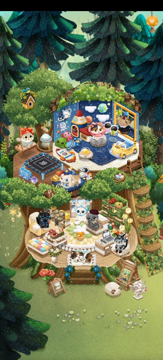 ouka_31_52's tweet photo. 猫と秘密の森にて🐾

木の家✨の家具等✨は♪すでに全部作り済み🤠👍🪵🛠️✨💕

そろそろ🤔
新たな部屋✨(地下など♪)が登場❣しないカニ➰⁉️🦀💕と思っている(⁠*⁠˘⁠︶⁠˘⁠*⁠)⁠.⁠｡⁠*⁠♡今日この頃🥰

木材🪵✨の在庫もバッチリ❣さぁ💃💕笑

#猫と秘密の森好きな人と繋がりたい 📱✨💕 https://t.co/1mCv5BFYW3